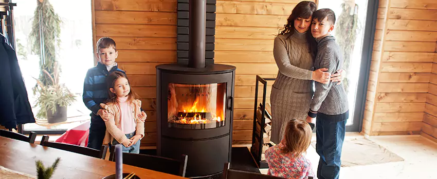 Morso Cast Iron Fireplace Insert Installation in El Cajon, California